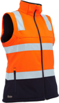 Picture of Bisley Workwear Womens Taped Two Tone Hi Vis 3-in-1 Soft Shell Jacket (BJL6078T)