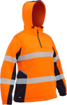 Picture of Bisley Workwear Womens Flx & Move Hi Vis Taped Liquid Repellent Fleece Hoodie (BKL6571T)