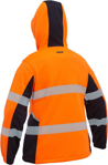 Picture of Bisley Workwear Womens Flx & Move Hi Vis Taped Liquid Repellent Fleece Hoodie (BKL6571T)