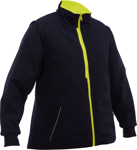 Picture of Bisley Workwear Womens Taped Hi Vis 5 in 1 Rain Jacket (BKL6975)