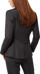 Picture of NNT Uniforms Womens Wool Blend Twill Tailored Jacket - Charcoal (CAT1HC-CHA)