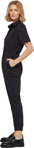 Picture of NNT Uniforms Womens Jenner Jogger Jumpsuit - Black (CAT3WD-BLA)