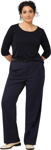 Picture of NNT Uniforms Womens Wool Blend Twill Secret Waist Regular Fit Pant - Navy (CAT3YG-NAV)