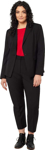 Picture of NNT Uniforms Womens Wool Blend Twill Secret Waist Slim Leg Pant - Black (CAT3YH-BLA)