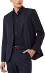 Picture of NNT Uniforms Mens Wool Blend Twill Tailored 2 Button Jacket - Navy (CATBEU-NAV)