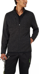 Picture of NNT Uniforms Mens Textured Fleece Zip Front Jacket - Charcoal (CATBFJ-CHA)