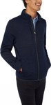 Picture of NNT Uniforms Mens Textured Fleece Zip Front Jacket - Navy (CATBFJ-NAV)