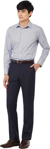 Picture of NNT Uniforms Mens Wool Blend Twill Secret Waist Tailored Pant - Navy (CATCPA-NAV)