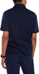 Picture of NNT Uniforms Mens Textured Fleece Zip Front Vest - Navy (CATF32-NAV)