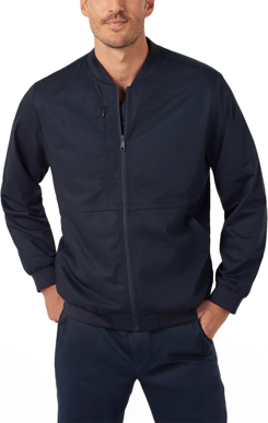 Picture of NNT Uniforms Unisex Jonas Bomber Jacket - Midnight (CATP85-MDN)