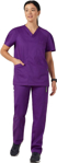 Picture of NNT Uniforms Unisex Next Gen Antibacterial Active Rontgen Scrub Pant - Purple (CATQ4F-PUR)