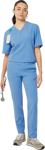 Picture of NNT Uniforms Unisex Invigorate Drew Slim Scrub Pant - Light Blue (CATQ54-LBL)