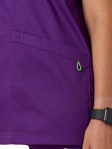 Picture of NNT Uniforms Unisex Next-Gen Antibacterial Active Carl Scrub Top - Purple (CATRFV-PUR)