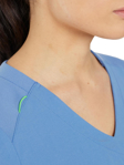 Picture of NNT Uniforms Womens Invigorate Helen Scrub Top - Light Blue (CATUWX-LBL)