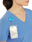 Picture of NNT Uniforms Womens Invigorate Helen Scrub Top - Light Blue (CATUWX-LBL)