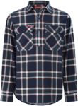 Picture of Hardyakka Mens Core Long Sleeve Closed Front Check Flannel shirt (Y04006)