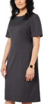 Picture of NNT Uniforms Womens Wool Blend Twill Short Sleeve Dress - Charcoal (CAT69W-CHA)