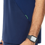 Picture of NNT Uniforms Invigorate Charles Scrub Top - Navy Blue (CATRHL-NVB)