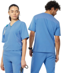 Picture of NNT Uniforms Invigorate Charles Scrub Top - Light Blue (CATRHL-LBL)