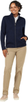 Picture of NNT Uniforms Womens Textured Fleece Zip Front Jacket - Navy (CAT5E2-NAV)