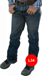 Picture of Ritemate Workwear Mens Pilbara Western Brahman Jeans - Length 34 (RMPW014-L34)