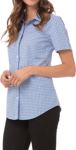 Picture of Chef Works Womens Modern Gingham Short Sleeve Dress Shirt (SHC02W)