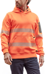 Picture of Syzmik Unisex Streetworx Water Resistant Hoodie with Segmented Tape (ZT867)