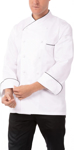 Picture of Chef Works Mens Monte Carlo Premium Cotton Chef Jacket (ECCB)