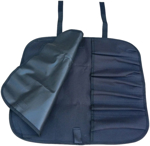 Picture of Chef Works 7 Pocket Black Knife Wrap Bag (BAGD)
