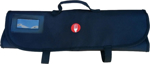 Picture of Chef Works 7 Pocket Black Knife Wrap Bag (BAGD)