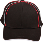 Picture of Winning Spirit Tri Colour Pique Mesh Cap (CH76)