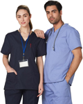 Picture of Winning Spirit Unisex Scrub Top (M7630)