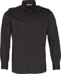 Picture of Winning Spirit Mens Long Sleeve Military Shirt (M7912)