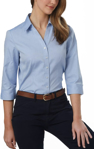 Picture of Winning Spirit Womens CVC Oxford 3/4 Sleeve Shirt (M8040Q)