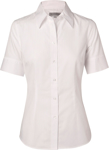Picture of Winning Spirit Womens Self Stripe Short Sleeve Shirt (M8100S)
