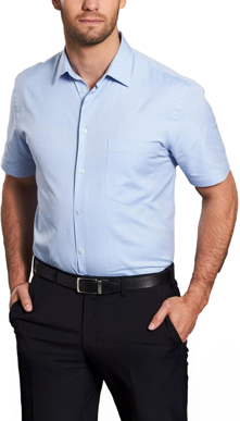 Picture of Winning Spirit Mens CVC Oxford Short Sleeve Shirt (M7040S)