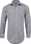 Picture of Winning Spirit Mens Gingham Check Long Sleeve Shirt With Roll Up Tab Sleeve (M7300L)