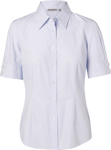 Picture of Winning Spirit Womens Mini Check Short Sleeve Shirt (M8360S)