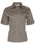 Picture of Winning Spirit Womens Short Sleeve Military Shirt (M8911)