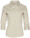 Picture of Winning Spirit Womens 3/4 Sleeve Military Shirt (M8913)