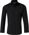 Picture of Winning Spirit Mens Pin Stripe Long Sleeve Shirt (M7222)