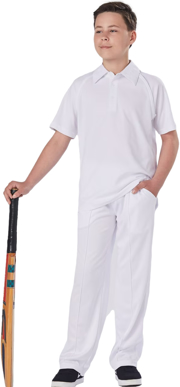 Picture of Winning Spirit Kids Cricket Short Sleeve Polo (PS29K)