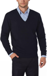 Picture of Winning Spirit Unisex Wool Mix V Neck Jumper (WJ01)