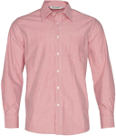 Picture of Winning Spirit Mens Balance Stripe Long Sleeve Shirt (M7232)