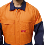Picture of Hardyakka Hi Vis 2 Tone Cotton Drill Coverall (Y00270)