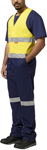 Picture of Hardyakka Hi Vis 2 Tone Action Back Cotton Taped Overall (Y01055)