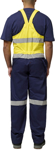 Picture of Hardyakka Hi Vis 2 Tone Action Back Cotton Taped Overall (Y01055)