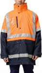Picture of Hardyakka Hi Vis 4 In 1 Taped Wet Weather Jacket (Y06057)