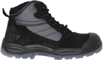 Picture of Hardyakka Nite Vision Hi Vis Lace Up Steel Toe Safety Boot - Black (Y60235)