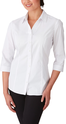 Picture of City Collection City Stretch Classic 3/4 Sleeve Shirt (2261)